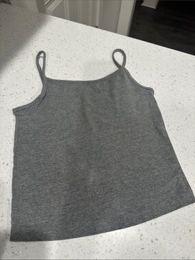 Women's Charcoal Gray Spaghetti Strap Tank Top